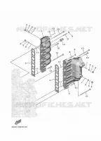 UITLAAT 1 voor Yamaha F425A shaft 15
