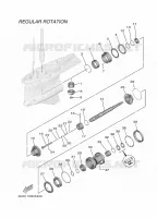 DEKSEL EN TRANSMISSIE PROPELLERS 2 voor Yamaha F425A shaft 15