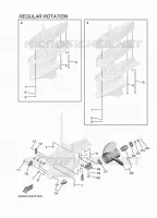DEKSEL EN TRANSMISSIE PROPELLERS 3 voor Yamaha F425A shaft 15
