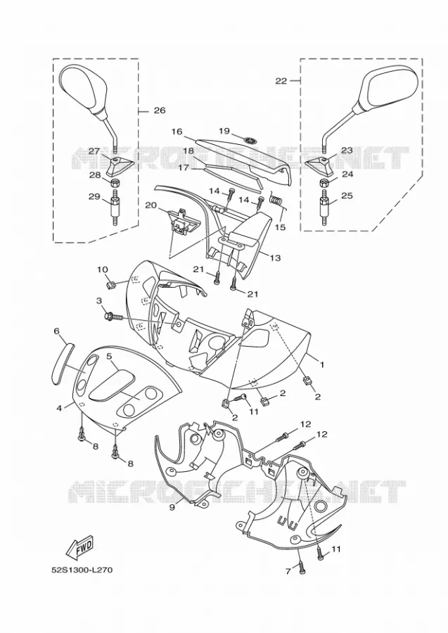 KAP 1 Yamaha SCOOTER 125 2019 XENTER  HW125