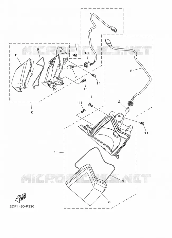 KNIPPERLICHT 1 Yamaha SCOOTER 150 2019 NMAX  GPD150-A
