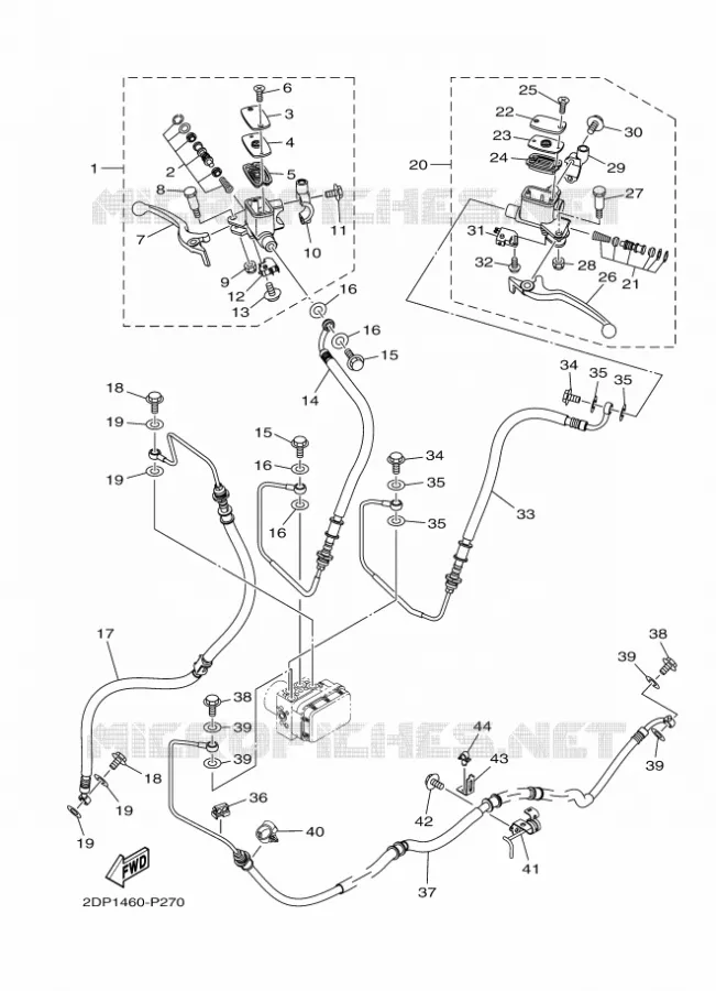 REMPOMP VOOR Yamaha SCOOTER 150 2019 NMAX  GPD150-A