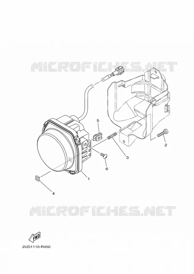 KOPLAMP Yamaha QUAD 700 2019 GRIZZLY  YFM700FWAD/YFM70GPXK