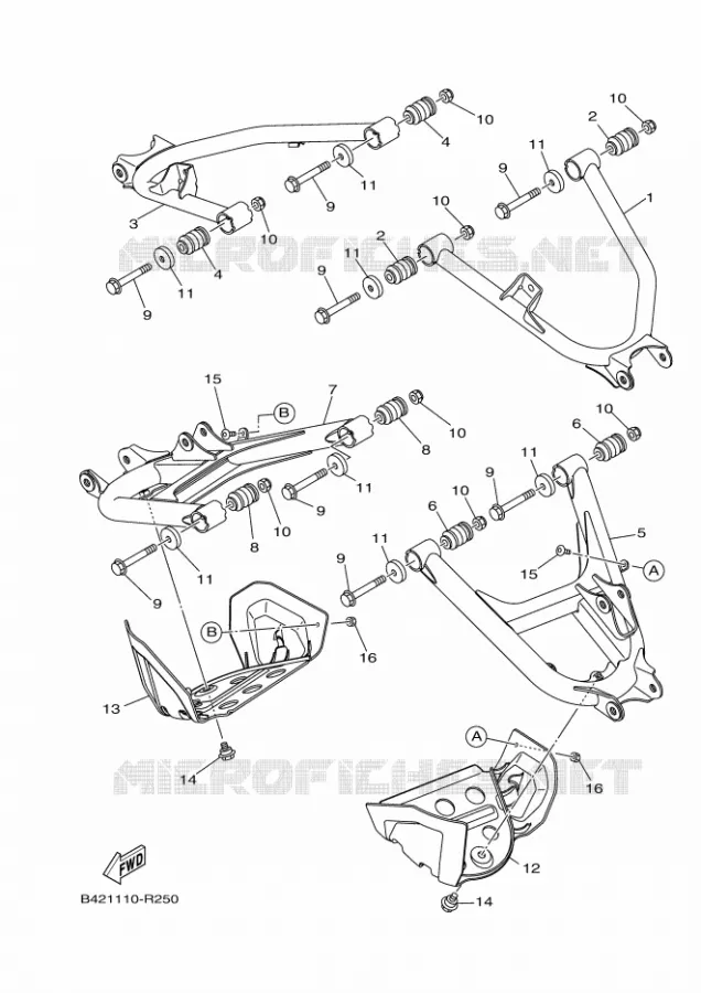 ACHTERBRUG Yamaha SIDE BY SIDE 700 2019 VIKING  YXM700E/YXM70VPXK