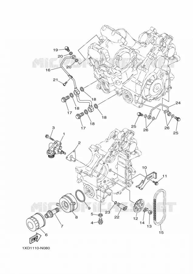 OLIEPOMP Yamaha SIDE BY SIDE 700 2019 VIKING  YXM700E/YXM70VPAK