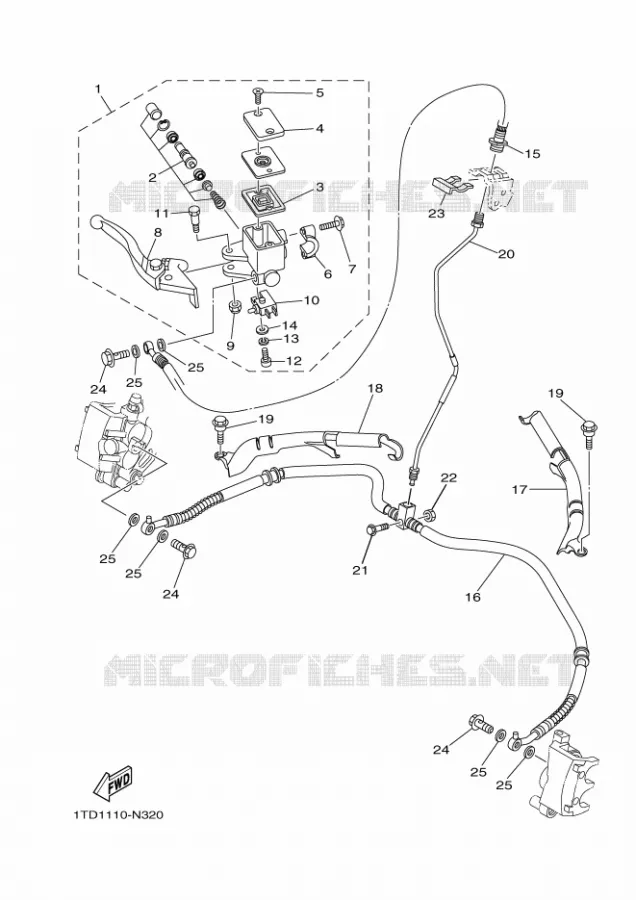 REMPOMP VOOR Yamaha QUAD 450 2019 YFZ  YFZ45YSSK