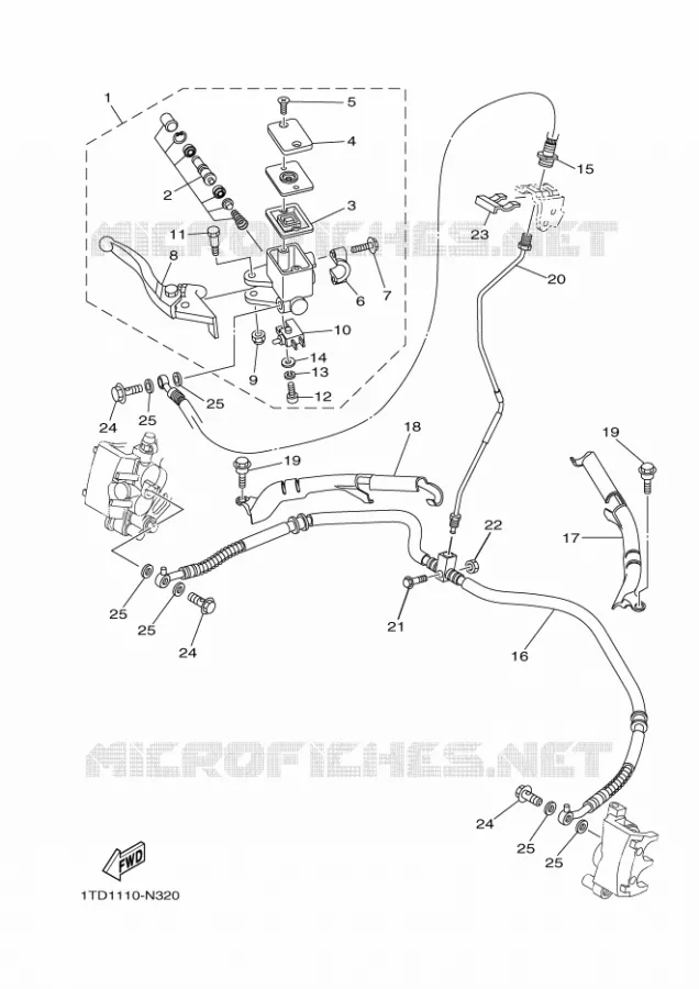 REMPOMP VOOR Yamaha QUAD 450 2019 YFZ  YFZ45YSXK