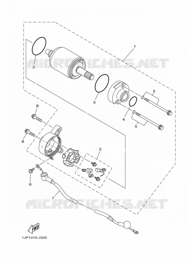 STARTMOTOR Yamaha MOTO 125 2020 XTZ  XTZ125E