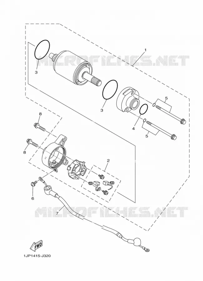 STARTMOTOR Yamaha MOTO 125 2020 XTZ  XTZ125E