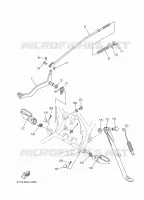 STANDAARD / VOETSTEUN voor Yamaha DT 125 2020