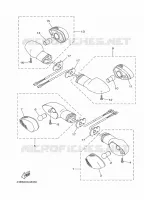 KNIPPERLICHT voor Yamaha YBR 125 G 2020