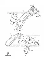 SPATBORD voor Yamaha YBR 125 G 2020