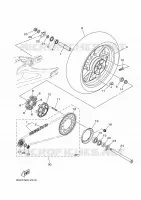 ACHTERWIEL voor Yamaha TRACER 900 GT 2020