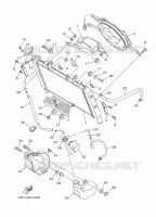 RADIATEUR / SLANG voor Yamaha TRACER 900 GT 2020