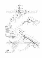 REMPOMP ACHTER voor Yamaha TRACER 900 GT 2020