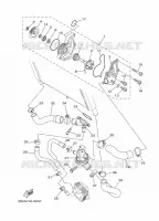 WATERPOMP / SLANGEN voor Yamaha TRACER 900 GT 2020