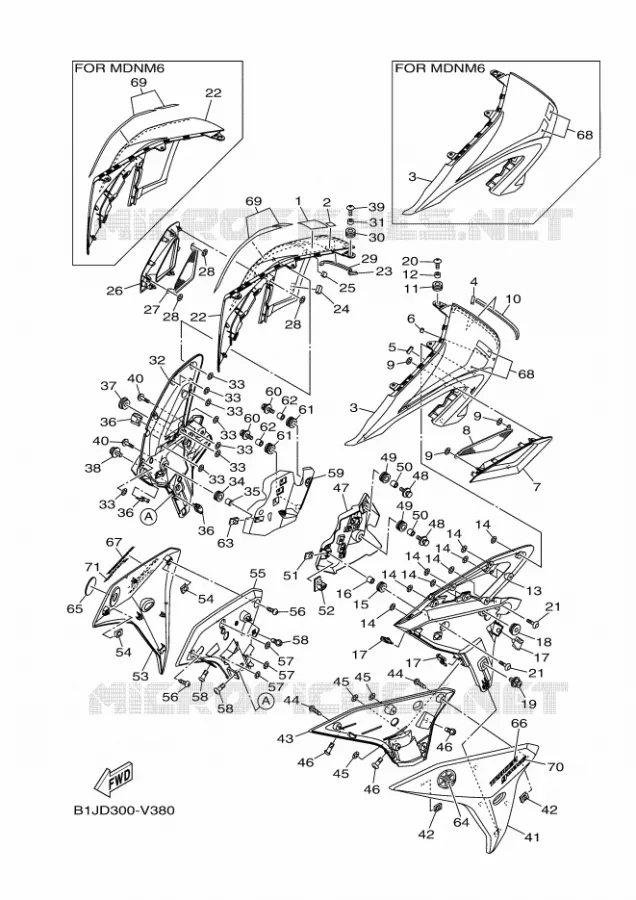 KAP Yamaha MOTO 900 2020 TRACER  MTT850D