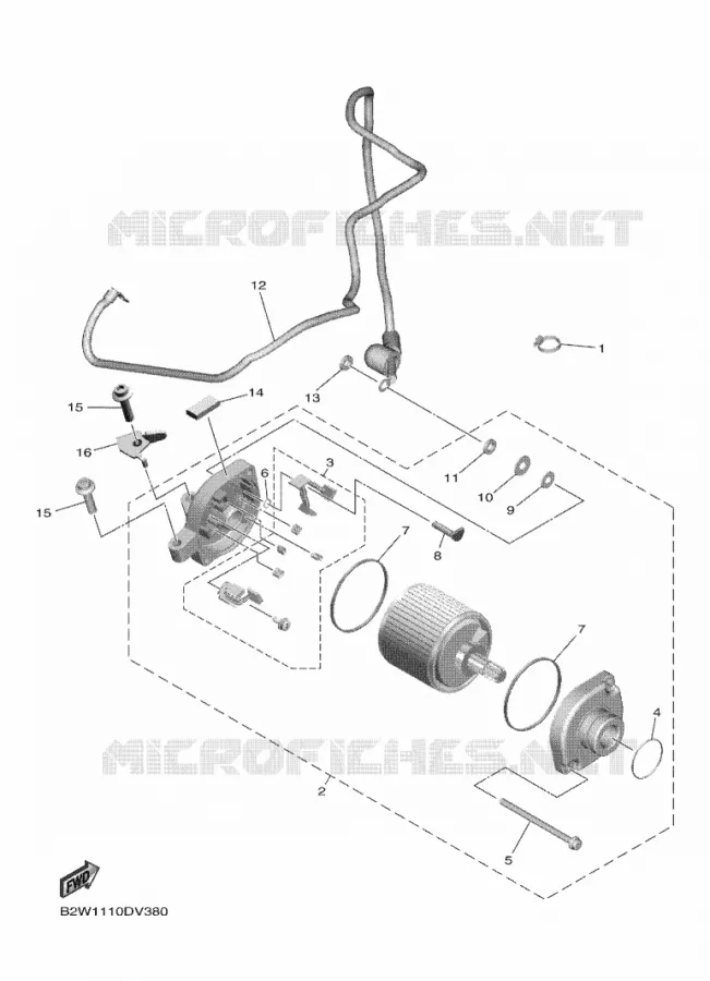 STARTMOTOR Yamaha MOTO 450 2020 YZF  YZ450F