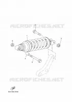 ACHTER SCHOKBREKER voor Yamaha TRACER 700 2020