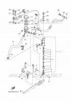REMPOMP ACHTER voor Yamaha TRACER 700 2020