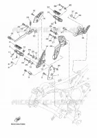 STANDAARD / VOETSTEUN 2 voor Yamaha TRACER 700 2020