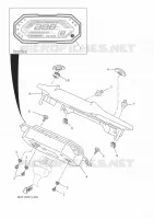 TELLERSET voor Yamaha TRACER 700 2020