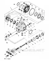 AANDRIJFAS voor Yamaha YFM 225 N 1986