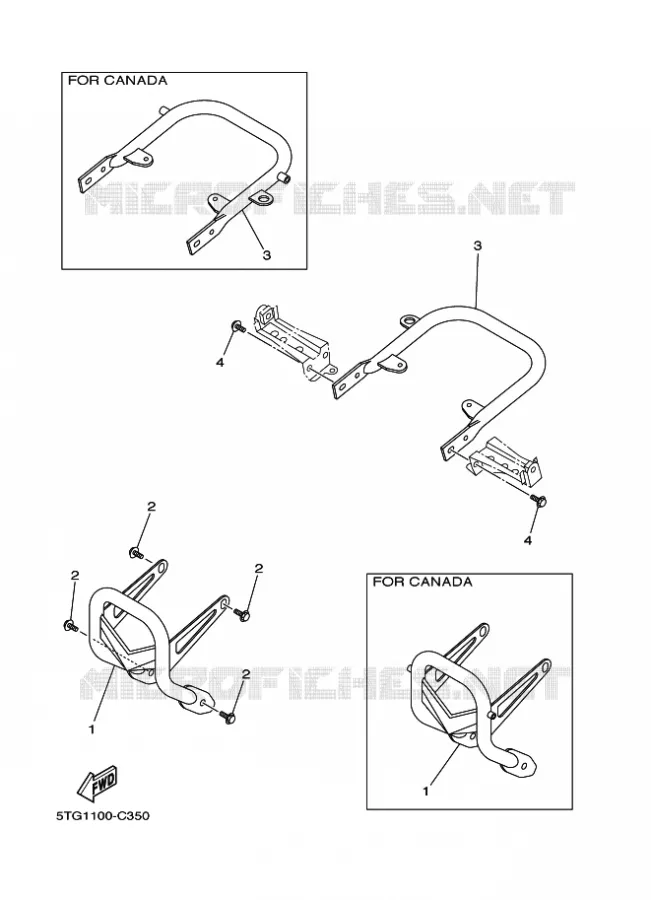 BUMPER Yamaha QUAD 450 2005 YFZ  YFZ450