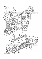 FRAME 1 voor Yamaha KODIAK 400 4WD 1996