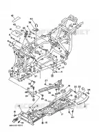 FRAME 2 voor Yamaha KODIAK 400 4WD 1996