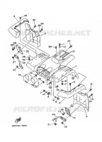 VOORSPATBORD voor Yamaha KODIAK 400 4WD 1996