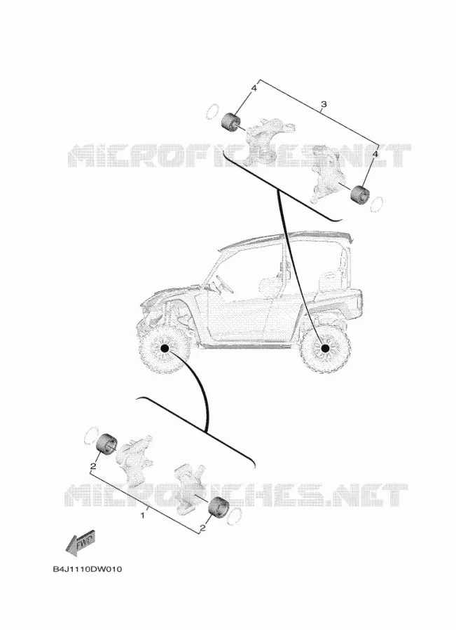 ONDERHOUDSDELEN KIT Yamaha SIDE BY SIDE 1000 2021 WOLVERINE  YXF1000EW/YX10FPAM