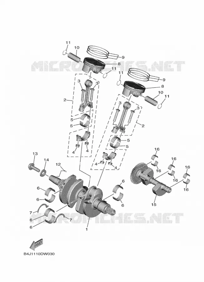 KRUKAS / ZUIGER Yamaha SIDE BY SIDE 1000 2021 WOLVERINE  YXF1000EW/YX10FPAM