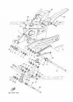 ACHTERBRUG voor Yamaha MT-07 ABS 35kW A2 2020
