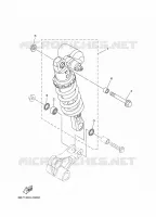 ACHTER SCHOKBREKER voor Yamaha MT-10 2020