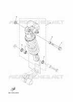 ACHTER SCHOKBREKER voor Yamaha MT-10 2020