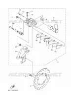 REMKLAUW ACHTER voor Yamaha MT-10 2020
