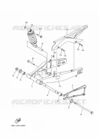 ACHTERBRUG / SCHOKBREKER voor Yamaha YZF 250 2020