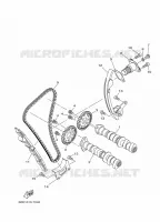 NOKKENAS / KETTING voor Yamaha YZF 250 2020