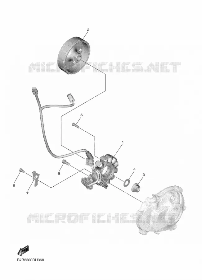 DYNAMO Yamaha MOTO 250 2020 YZF  YZ250F