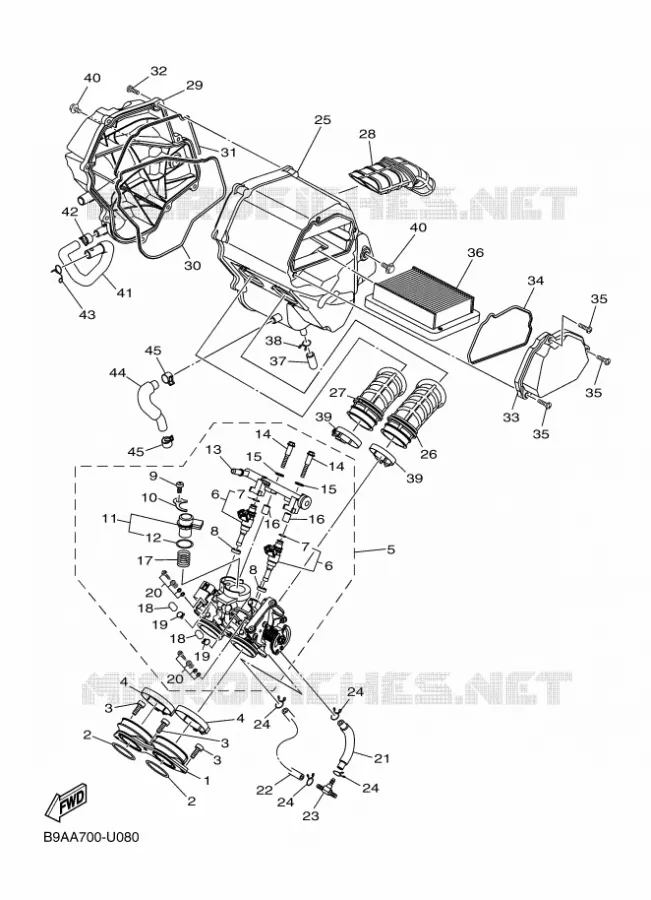 INLAAT Yamaha MOTO 300 2020 R3  YZF320-A