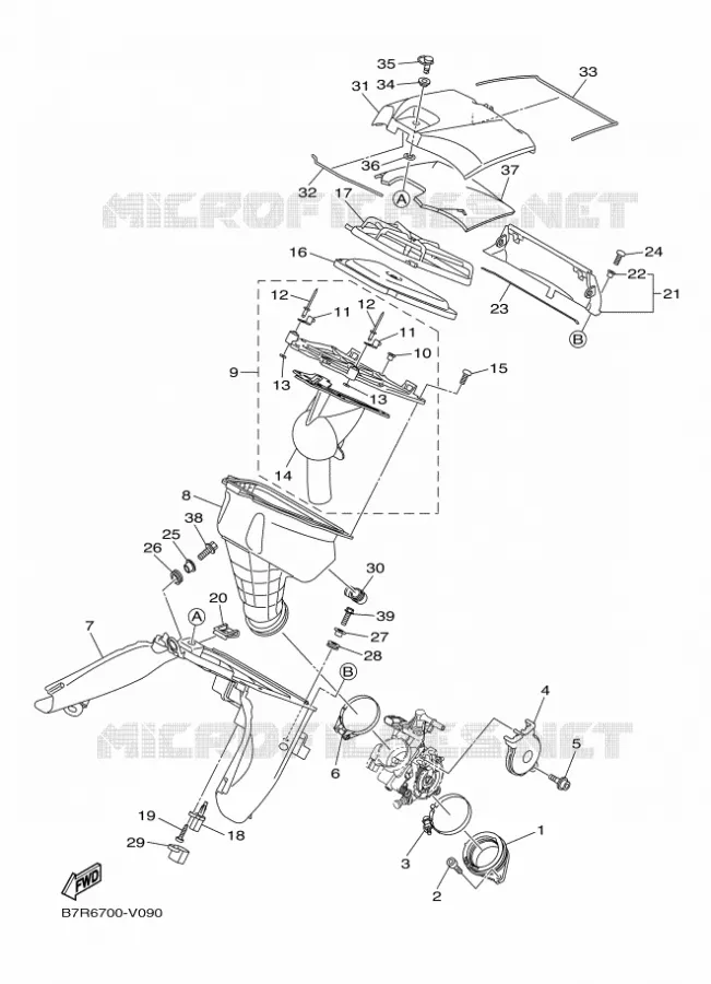 INLAAT Yamaha MOTO 450 2020 WRF  WR450F