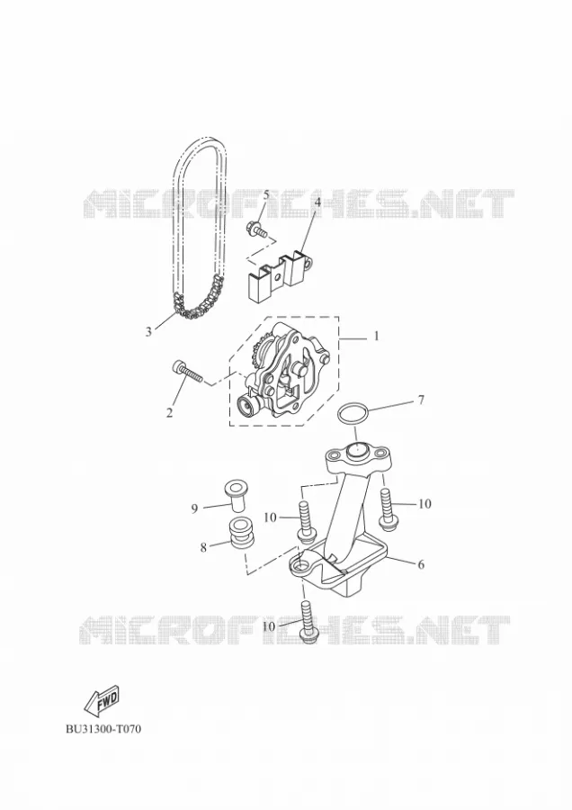OLIEPOMP Yamaha MOTO 700 2020 XSR  MTM690-U