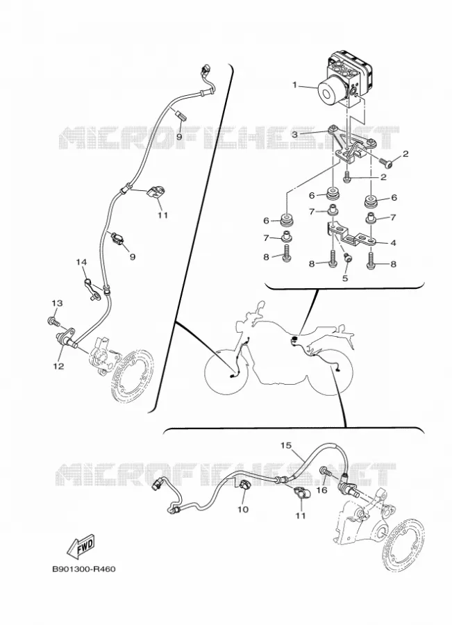 ELECTRISCH 3 Yamaha MOTO 900 2020 XSR  MTM850