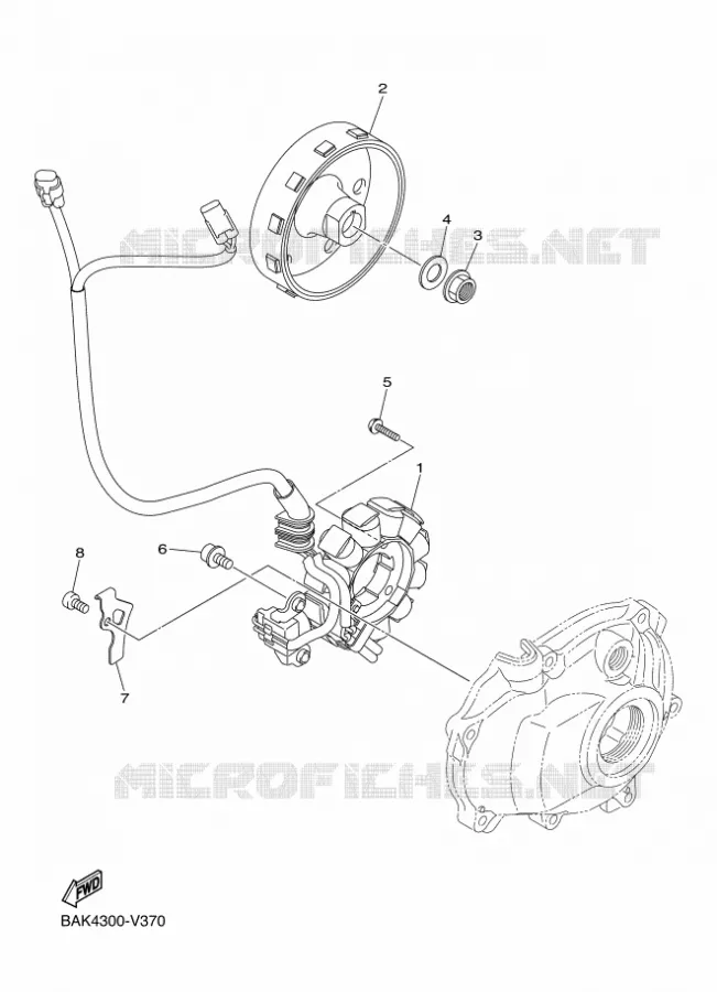 DYNAMO Yamaha MOTO 250 2020 WRF  WR250F