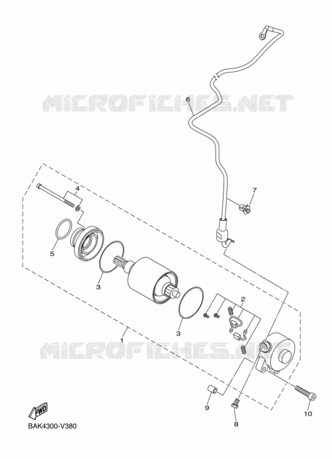 STARTMOTOR Yamaha MOTO 250 2020 WRF  WR250F