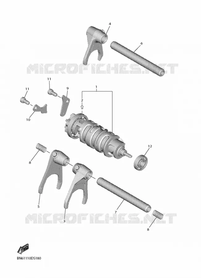 SCHAKELWALS Yamaha MOTO 600 2020 R6  YZF600