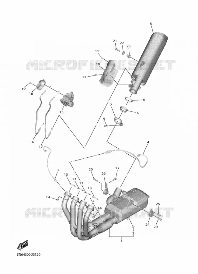 UITLAAT Yamaha MOTO 600 2020 R6  YZF600