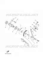 NOKKENAS / KETTING voor Yamaha YBR 125 2020
