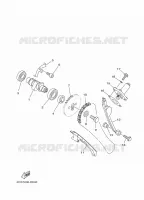 NOKKENAS / KETTING voor Yamaha YBR 125 2020